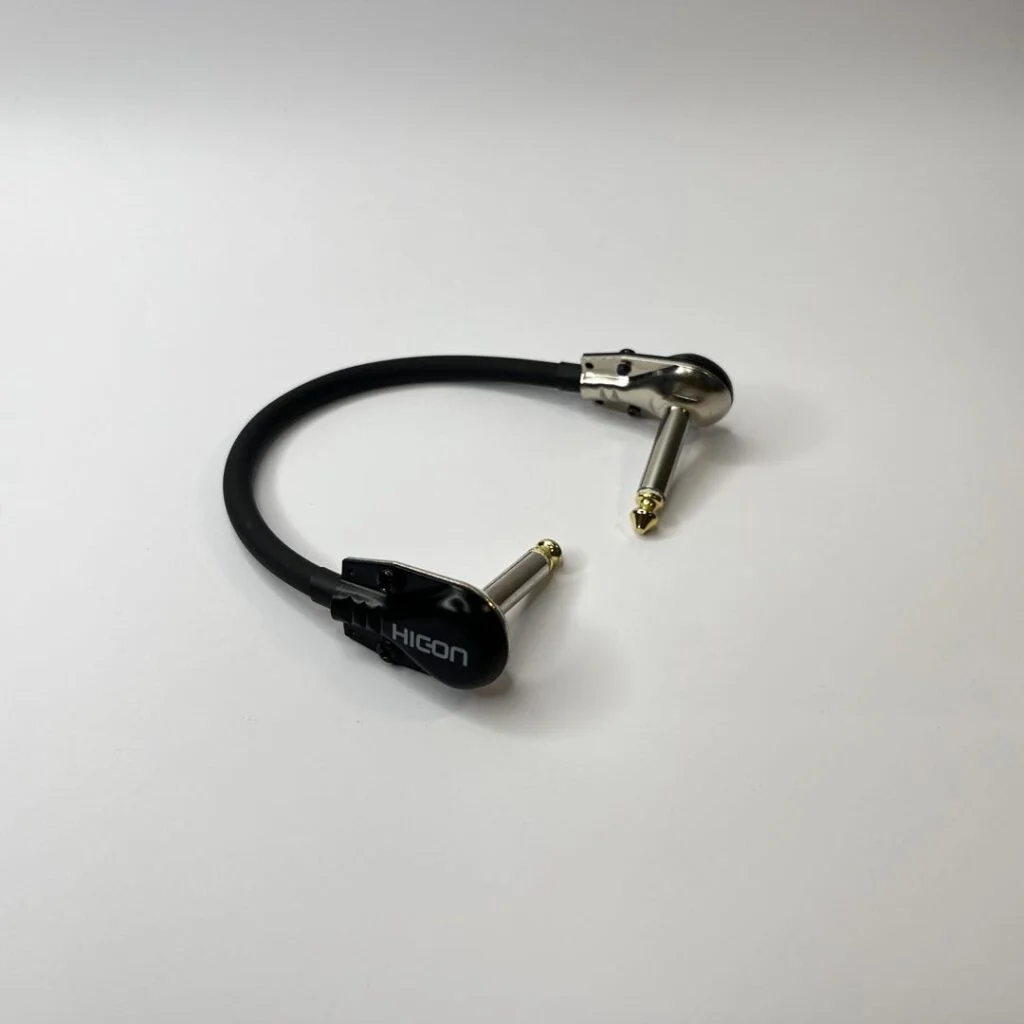 câble de patch made in France pour pedalboard de 20cm c hicon sommer